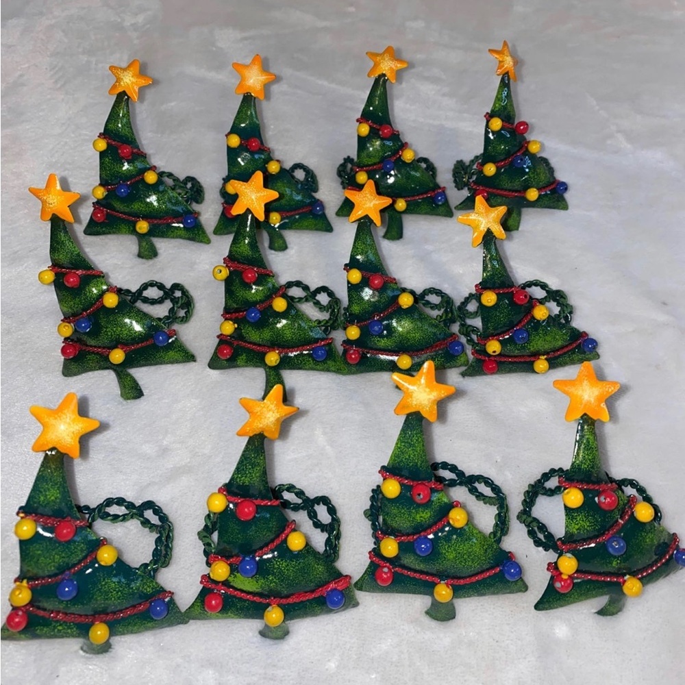 Living Quarters Christmas Tree Napkin Rings
Set of 12